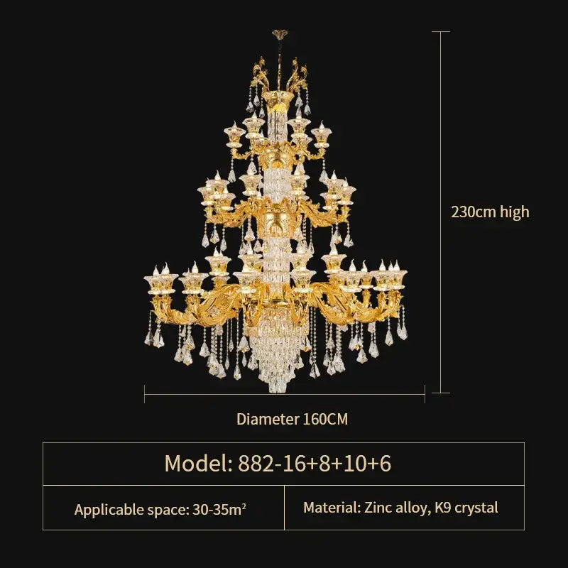 Gold Jade Crystal Lighting