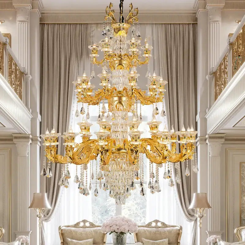 Gold Jade Crystal Lighting