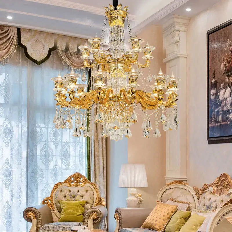 Gold Jade Crystal Lighting
