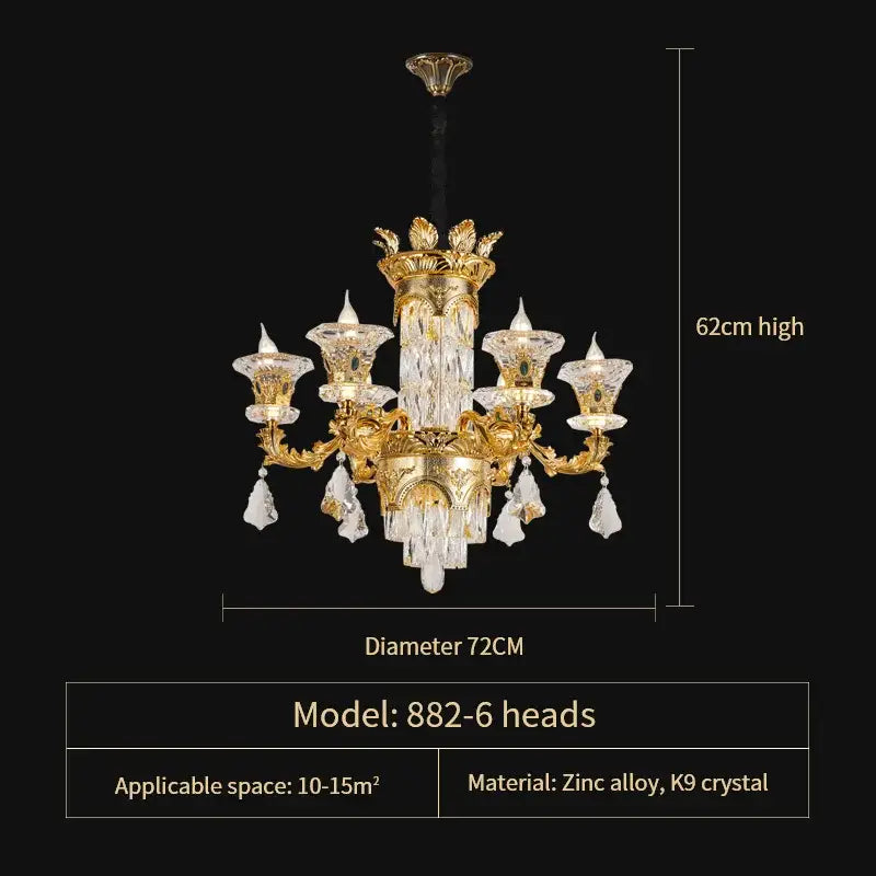 Gold Jade Crystal Lighting