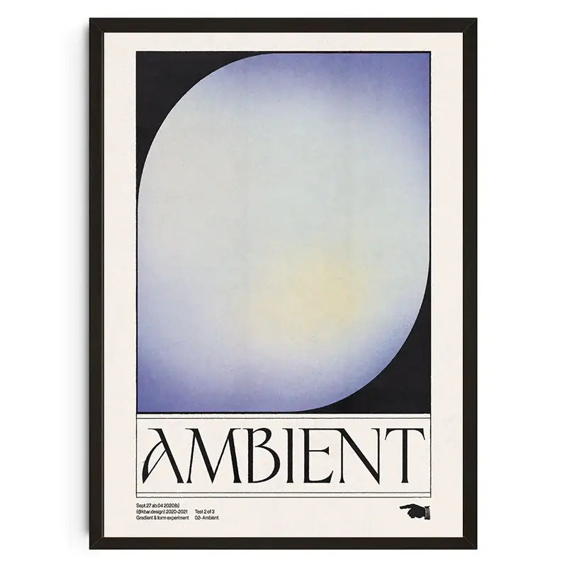 Abstract Koi Poster Art