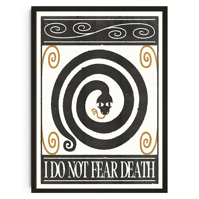 Abstract Koi Poster Art