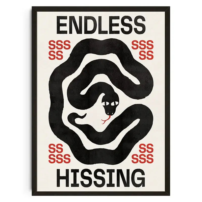Abstract Koi Poster Art