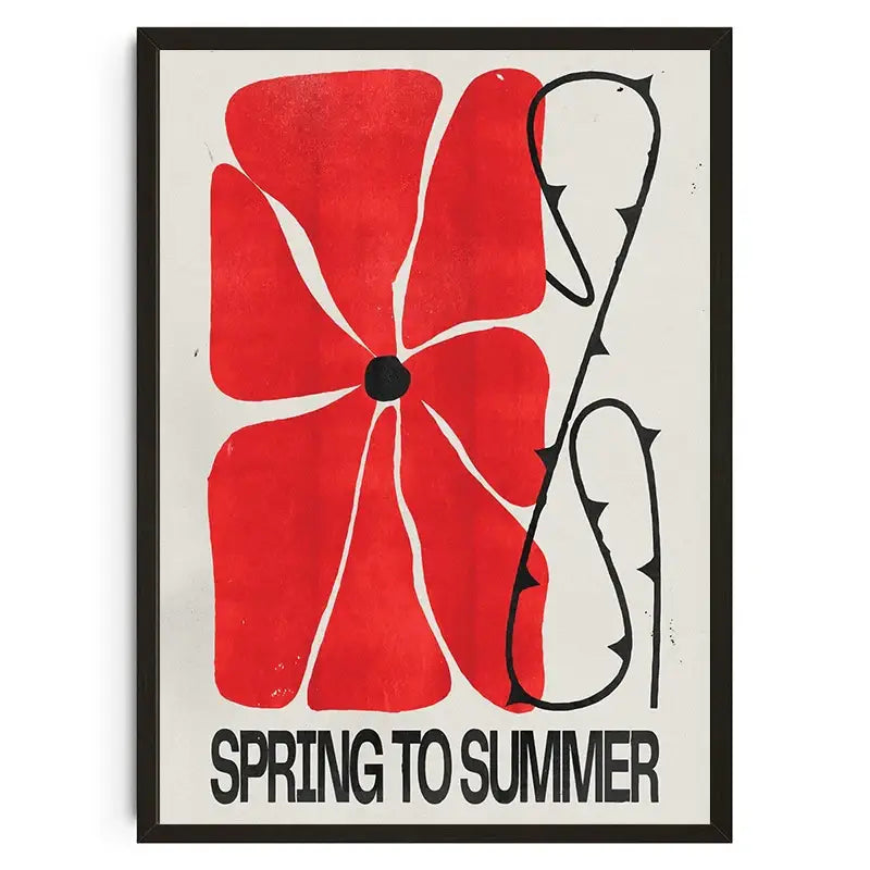 Abstract Koi Poster Art