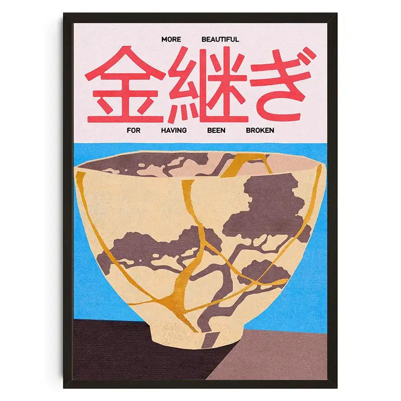 Abstract Koi Poster Art