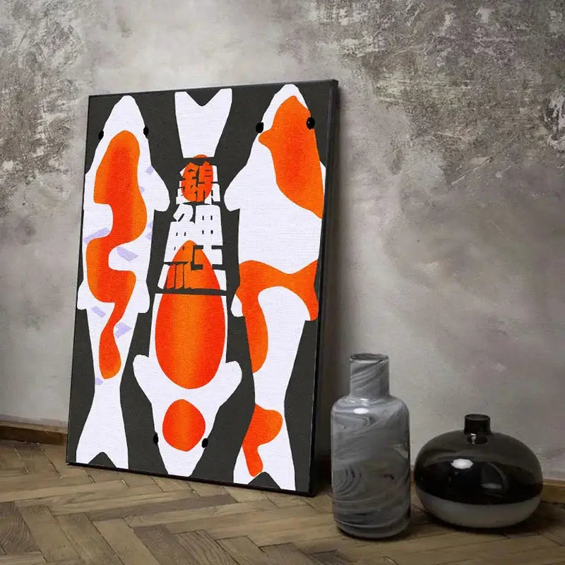 Abstract Koi Poster Art