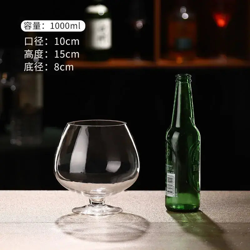 Clear Jumbo Goblet Glasses
