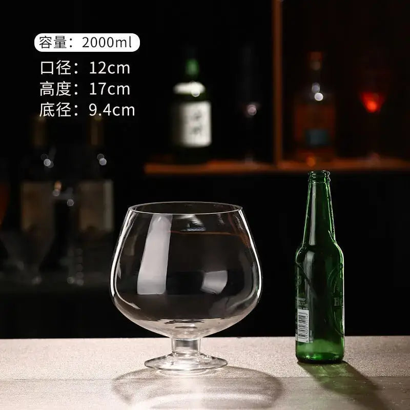 Clear Jumbo Goblet Glasses