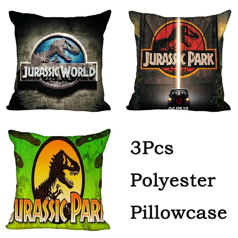 Dinosaur Print Pillowcase Set