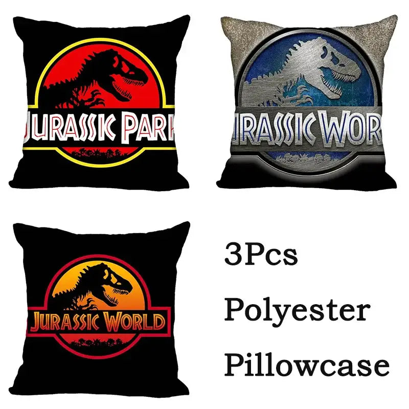 Dinosaur Print Pillowcase Set