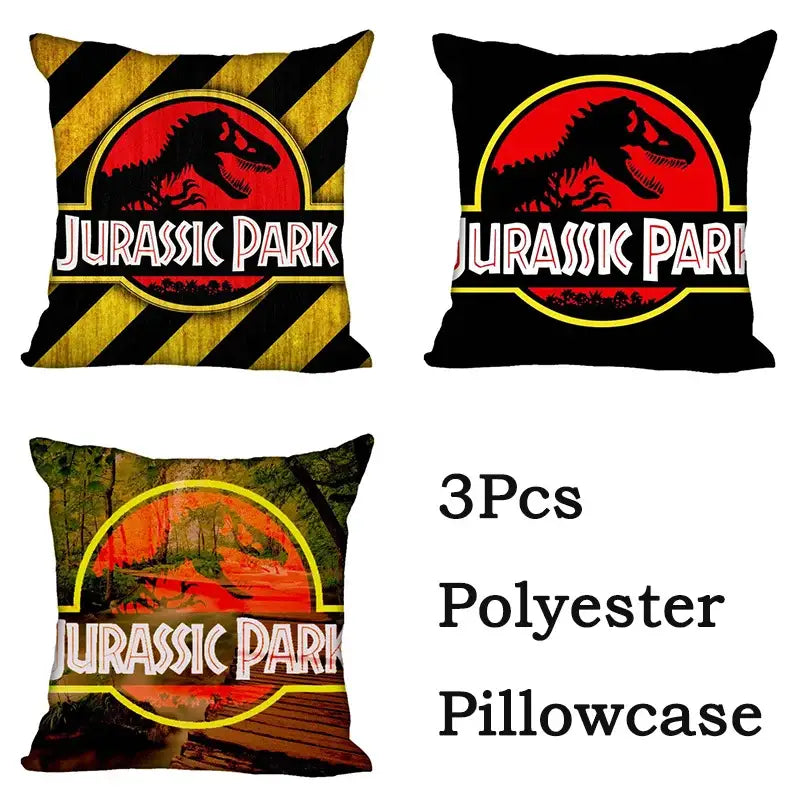 Dinosaur Print Pillowcase Set