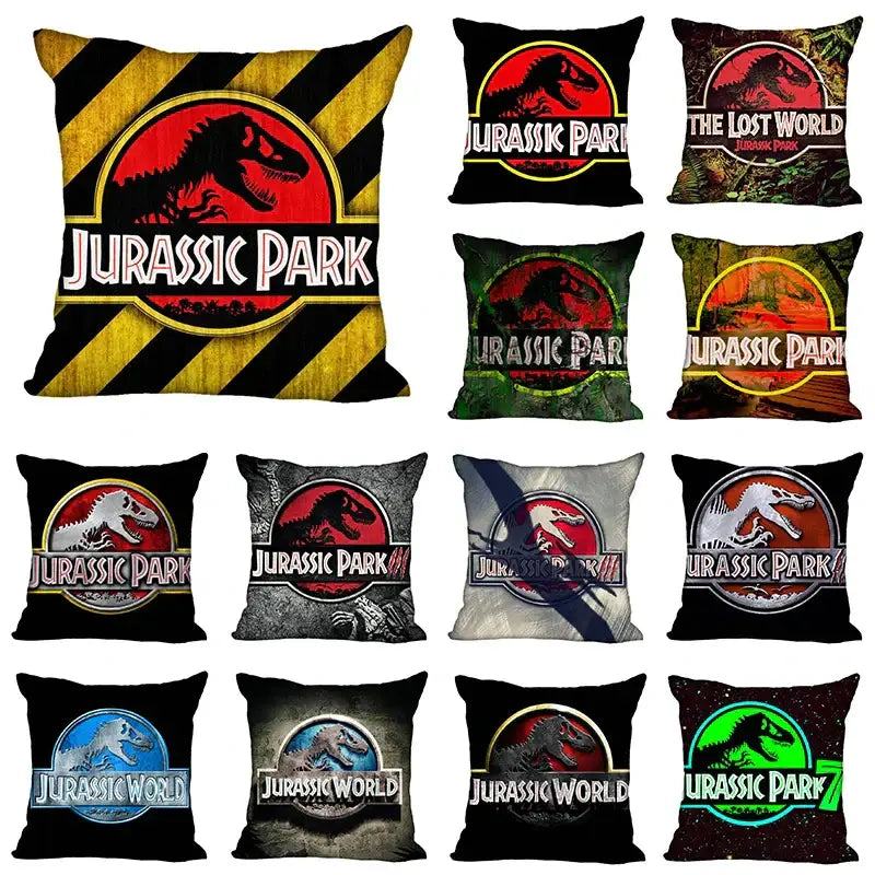 Dinosaur Print Pillowcase Set