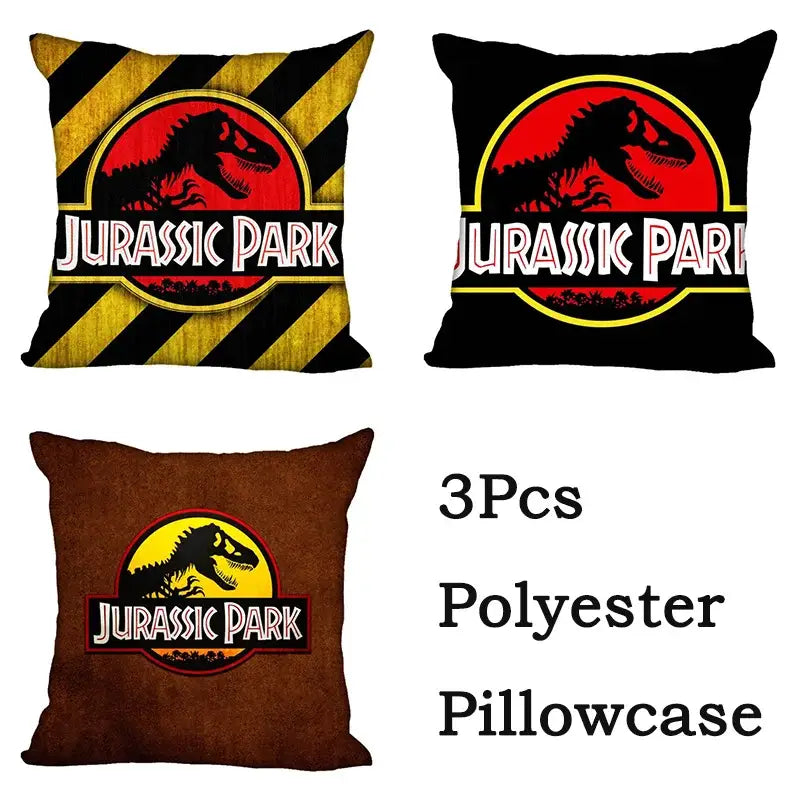 Dinosaur Print Pillowcase Set