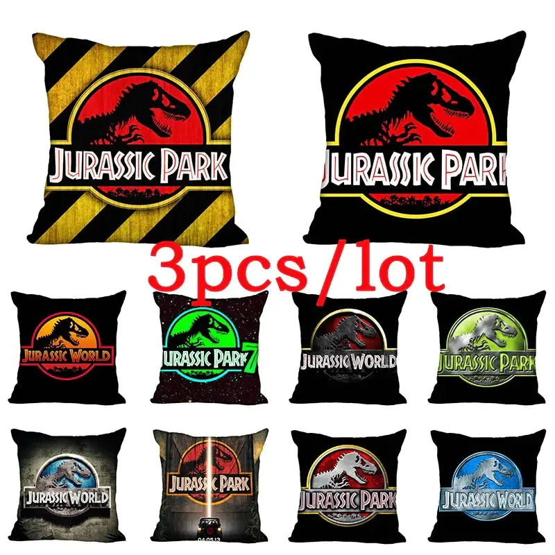 Dinosaur Print Pillowcase Set