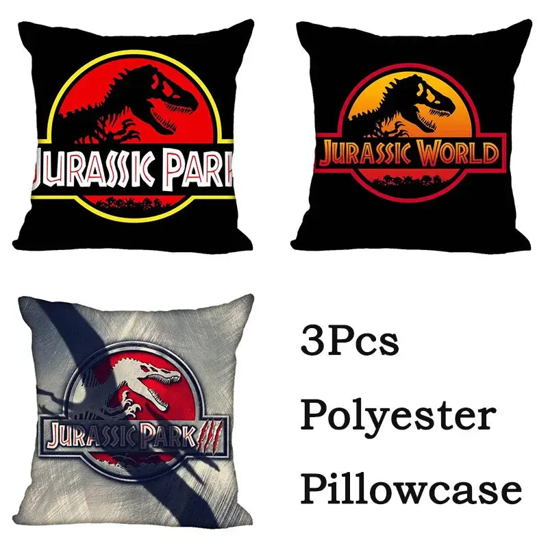 Dinosaur Print Pillowcase Set