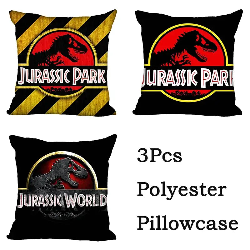 Dinosaur Print Pillowcase Set