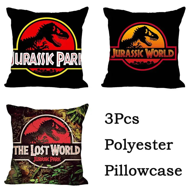 Dinosaur Print Pillowcase Set