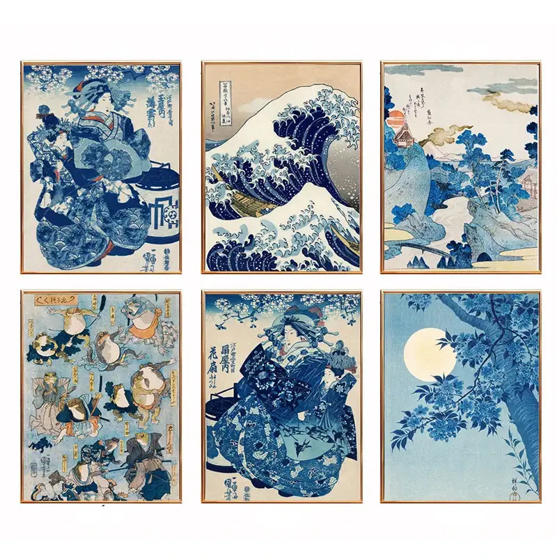 Blue Waves Wall Art