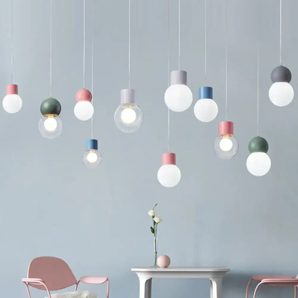 Pink Macaron Pendant Light