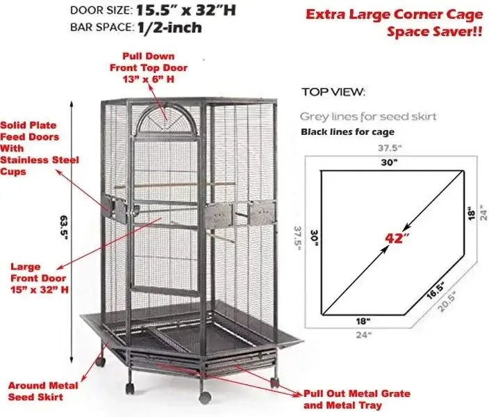 Wrought Iron Bird Cage