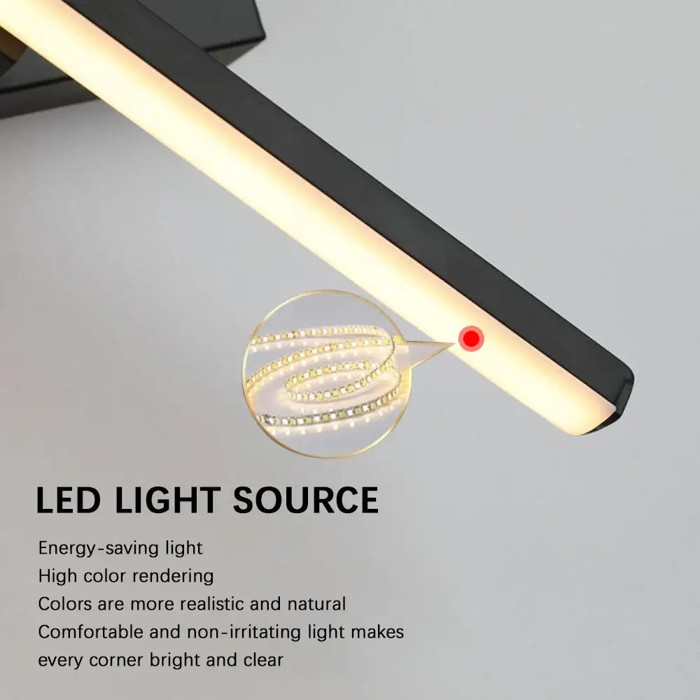 Black Dimmable LED Wall Sconce