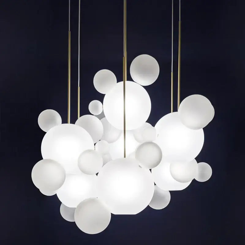 Glass Bubble Ball Chandelier