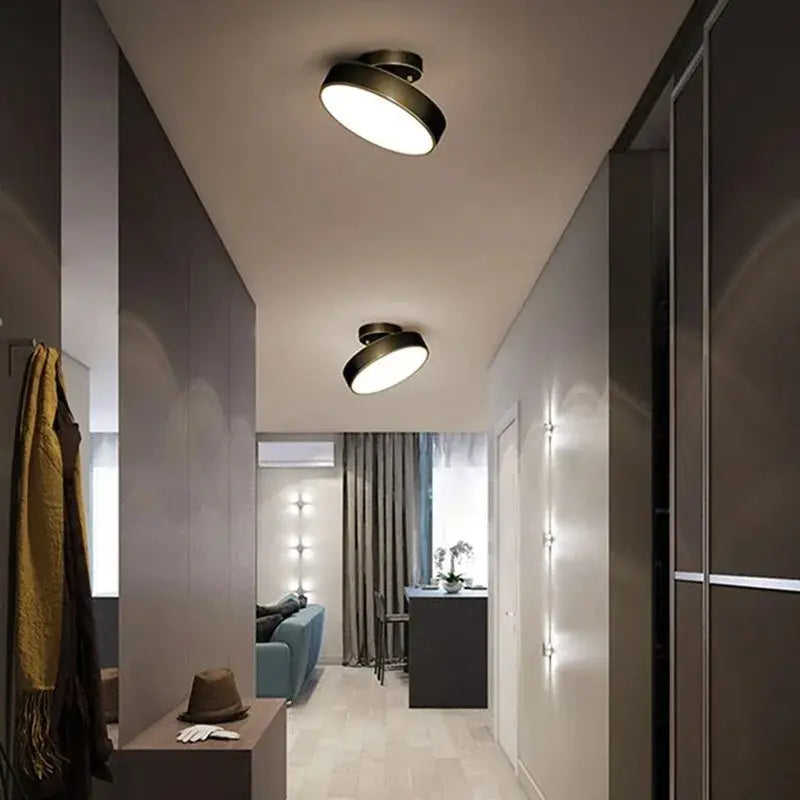 Gold LED Bedroom Ceiling Light