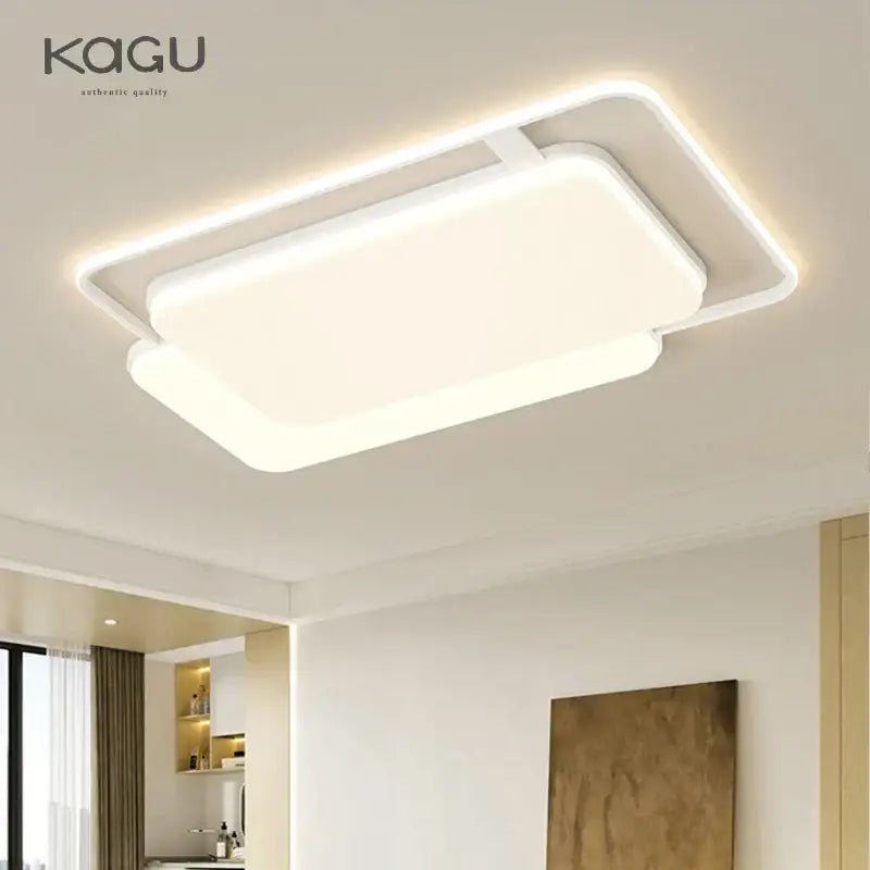 White LED Rectangle 105cm Ceiling Light