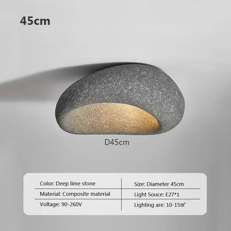 White Shell Ceiling Light