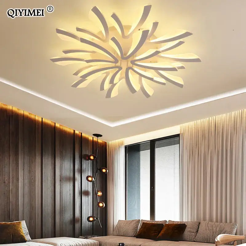 Black Cream Ceiling Light