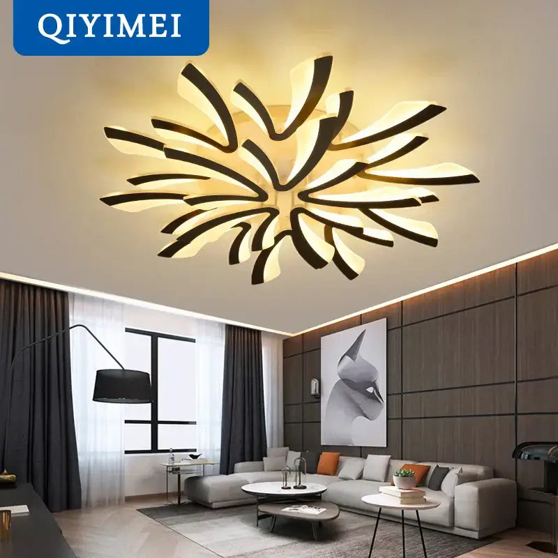 Black Cream Ceiling Light