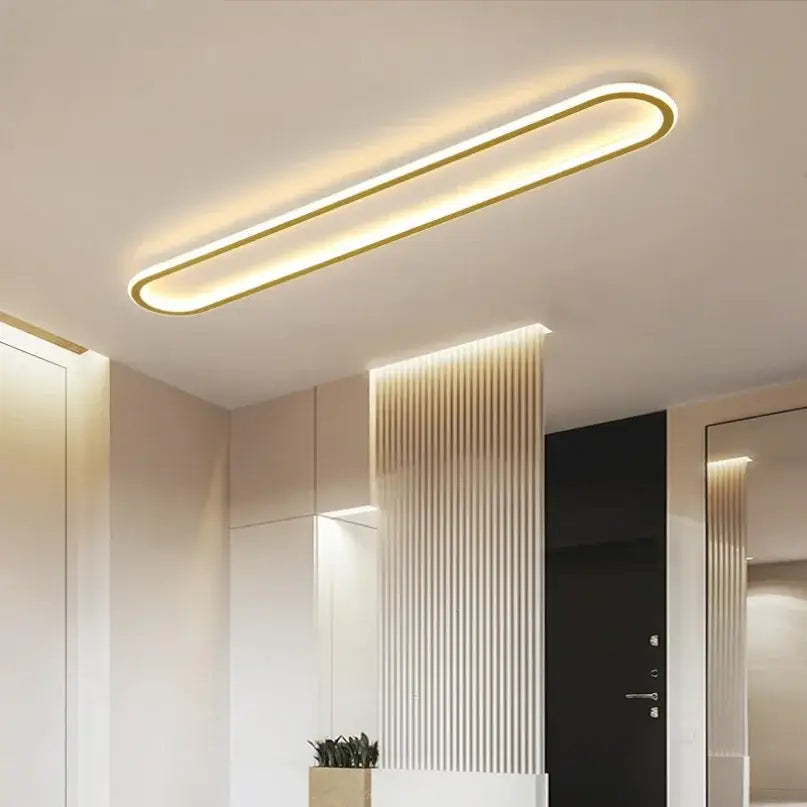 Black Corridor Ceiling Light