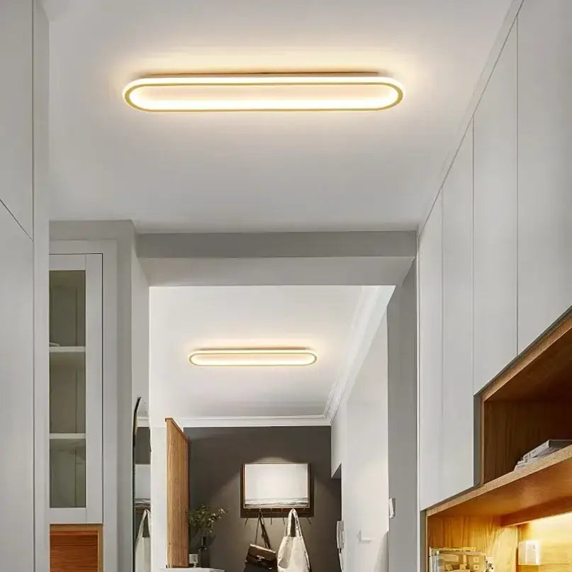 Black Corridor Ceiling Light