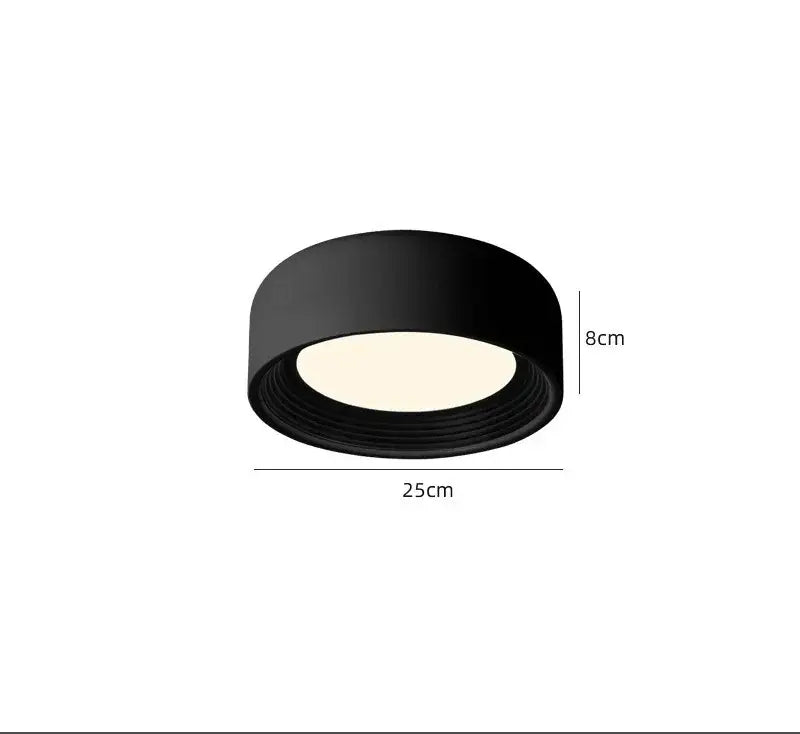 Gold Ring Ironware Acrylic Ceiling Light