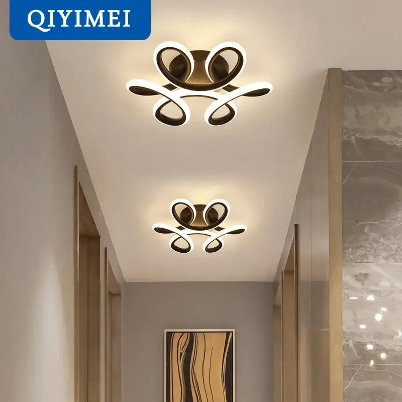 Gold Loop LED Ceiling Light