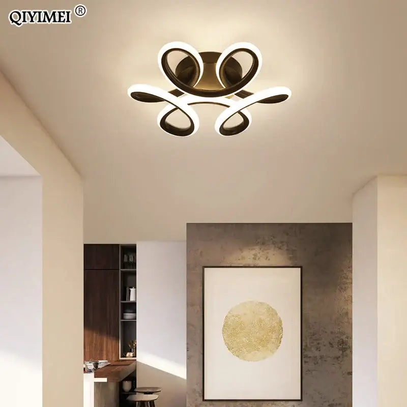 Gold Loop LED Ceiling Light