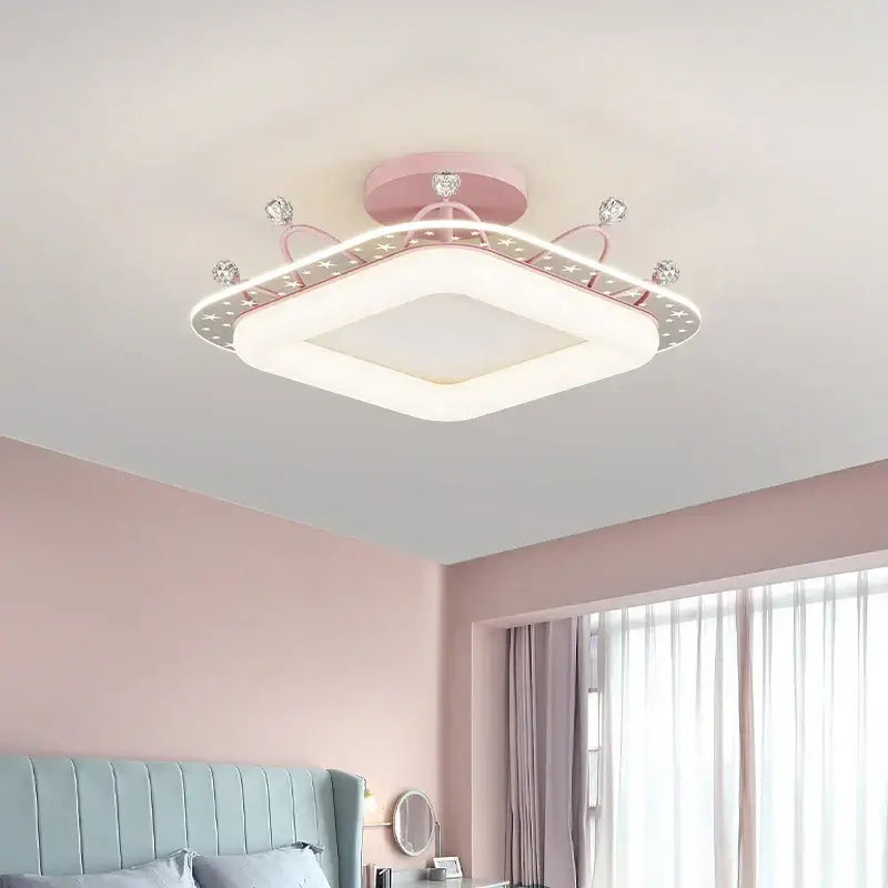 Gold Square LED Ceiling Light