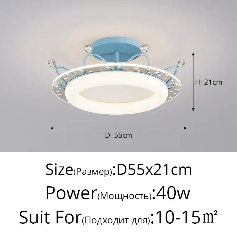 Gold Square LED Ceiling Light