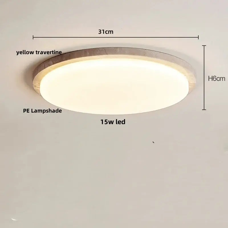 White Stone LED Ceiling