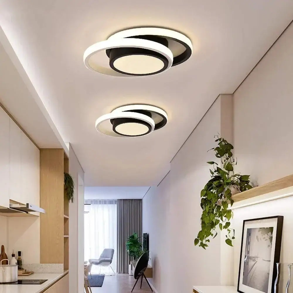 Black White LED Ceiling