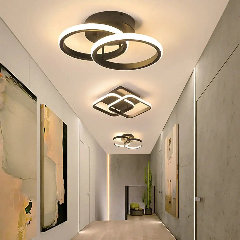 Black White LED Ceiling