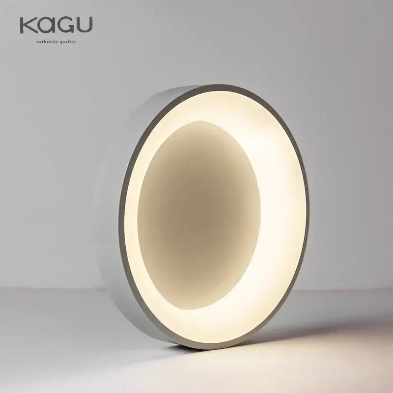 Gray Round LED Ceiling Light