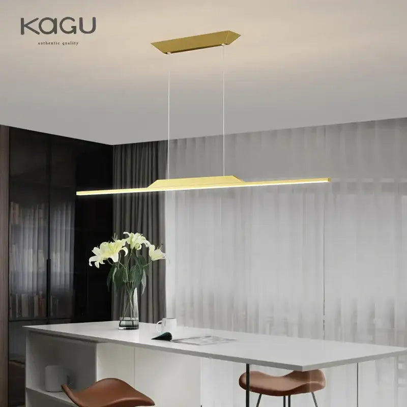 Black Curved Pendant Light