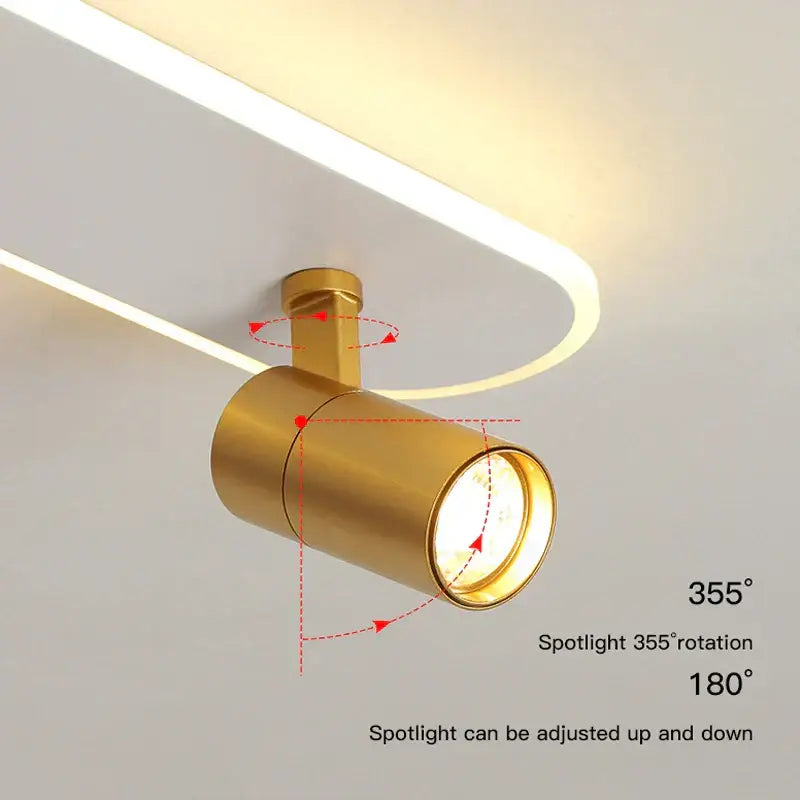 Gold LED Ceiling Spotlights