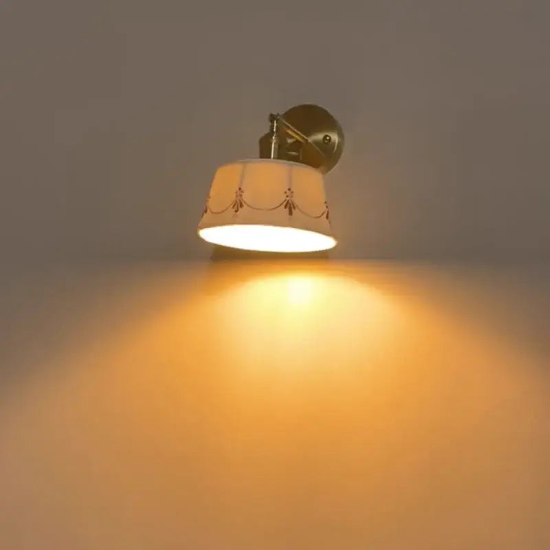 Cream Ceramic Wall Lamp