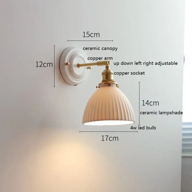 Glass Ceramic Wall Lamp