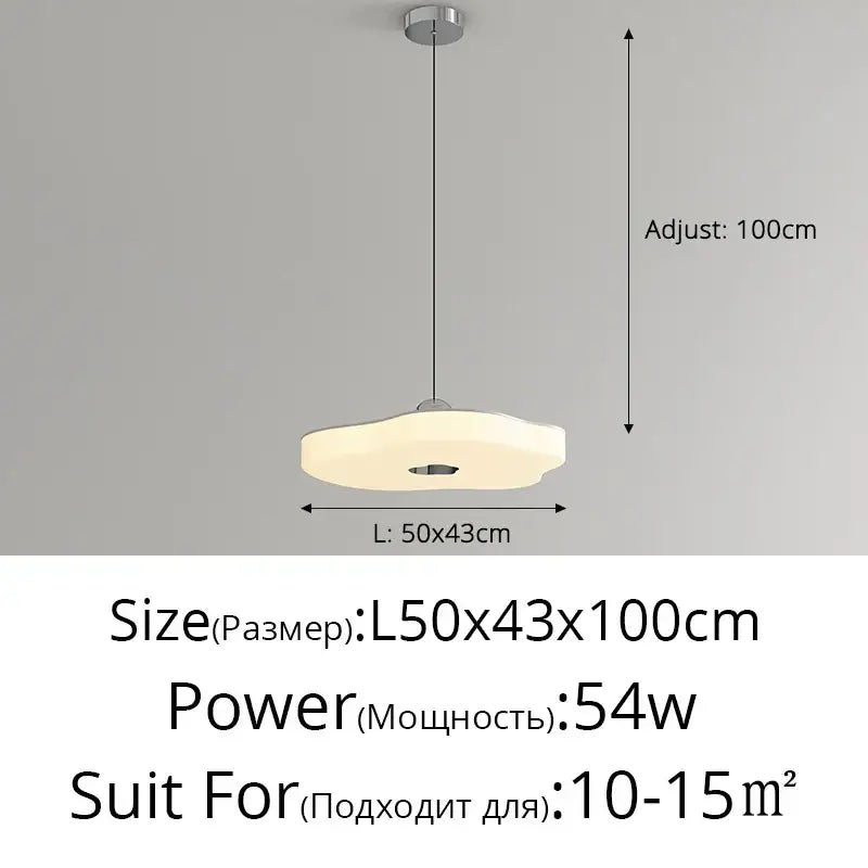 Off-White LED Chandelier