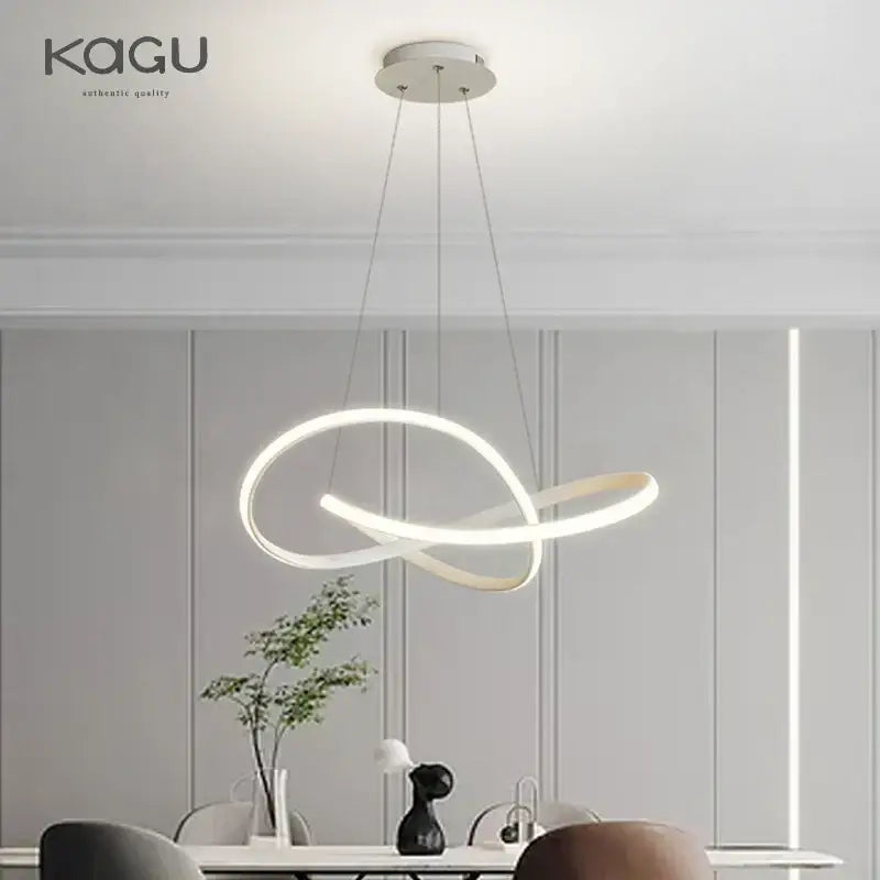 White Infinity Pendant Light