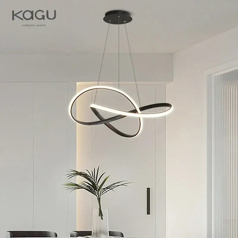 White Infinity Pendant Light