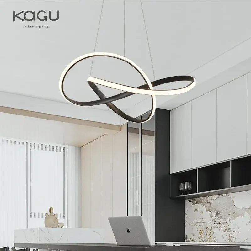 White Infinity Pendant Light